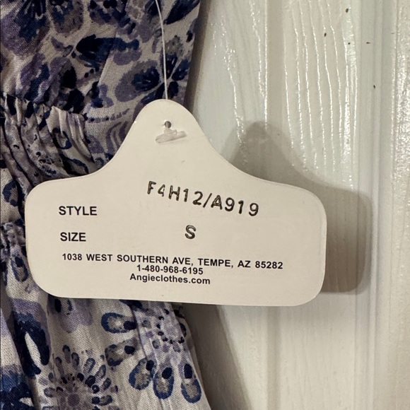 NWT Angie Lavender and Violet Floral Dress size S - Picture 3 of 9